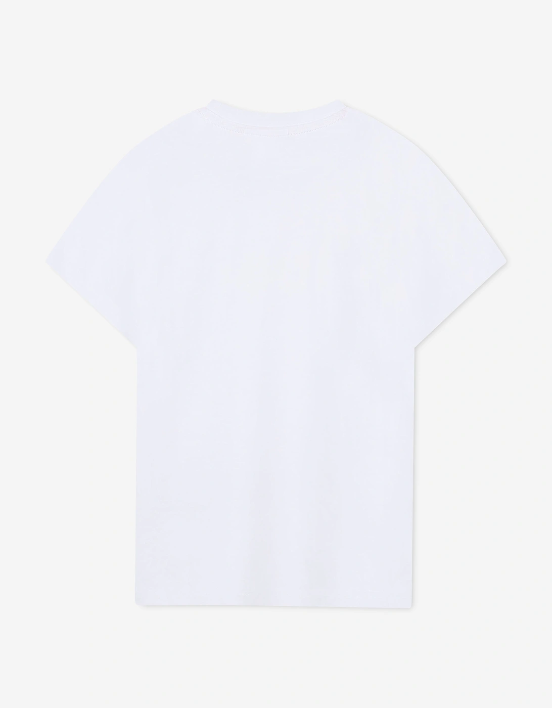 Boys Logo Print T-Shirt in White