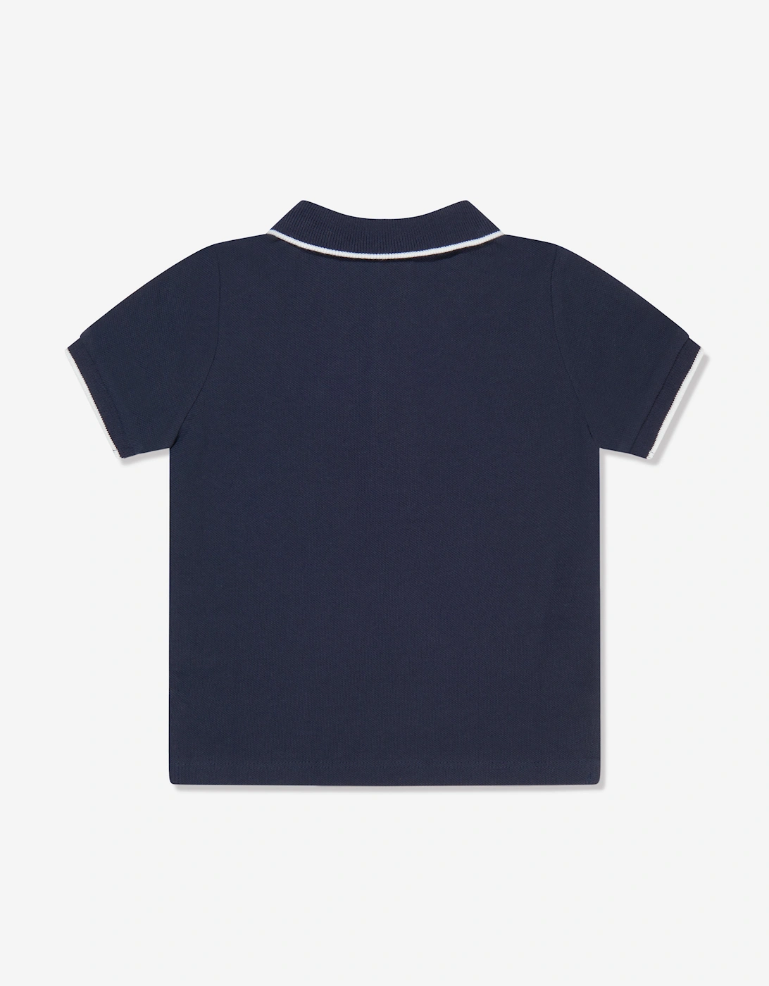 BOSS Baby Boys Logo Polo Shirt in Navy