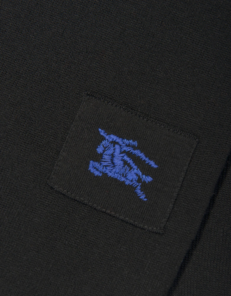 Boys Wool Knit Graham Cardigan in Black