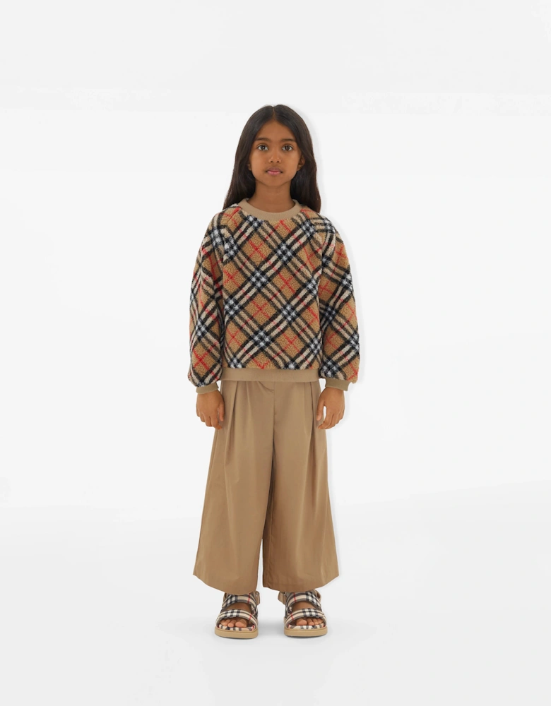 Girls Hermia Trousers in Beige