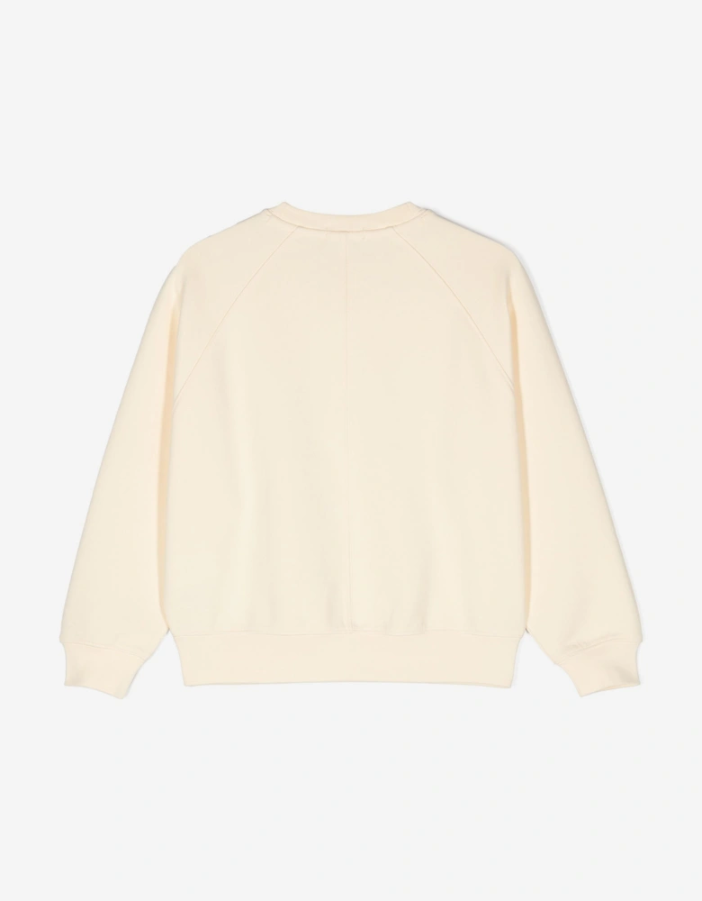 Boys Logo Sweatshirt in Yellow