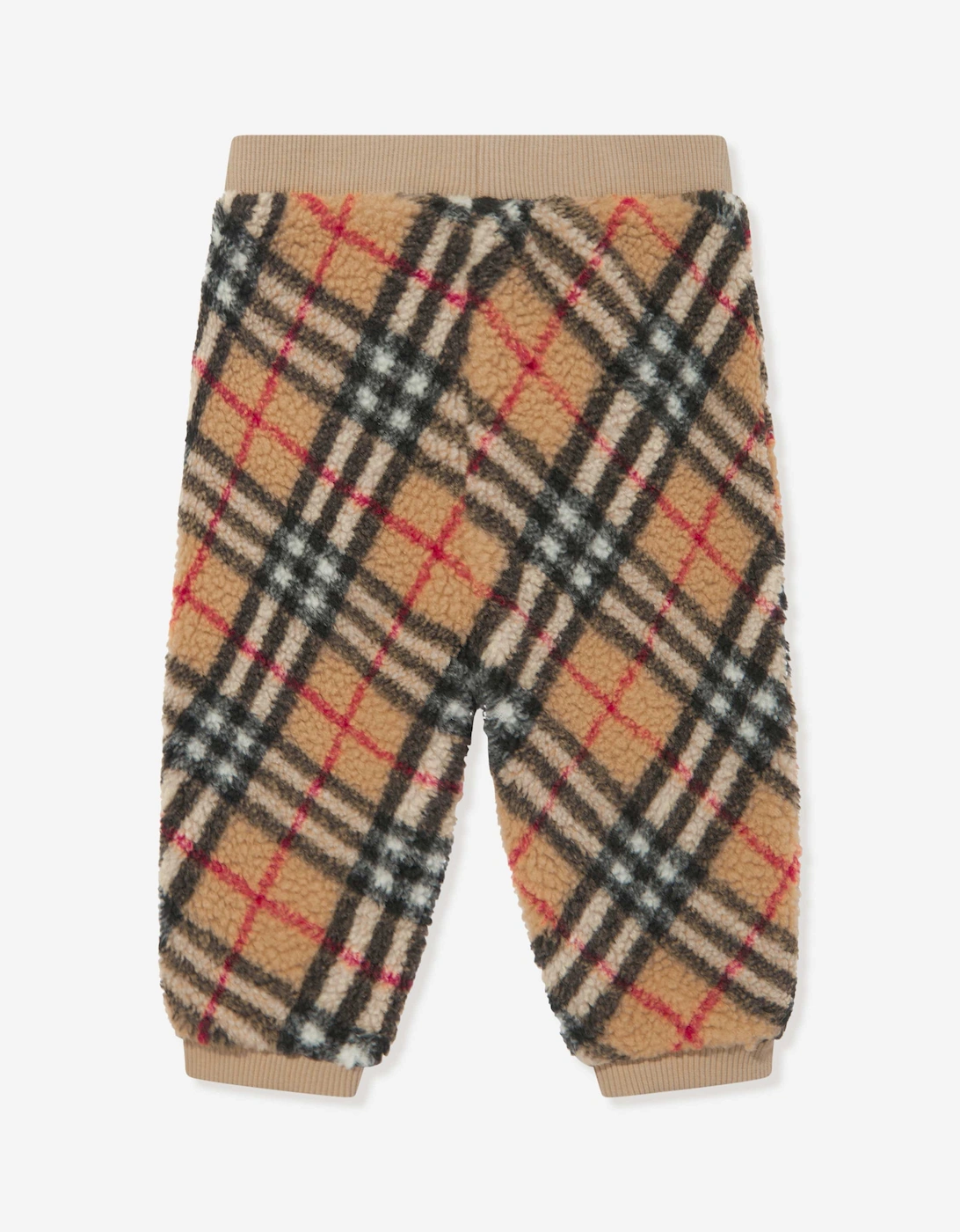 Baby Boys Archive Check Edgar Joggers in Beige