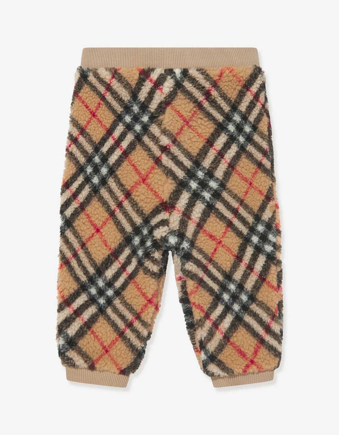 Baby Boys Archive Check Edgar Joggers in Beige, 5 of 4