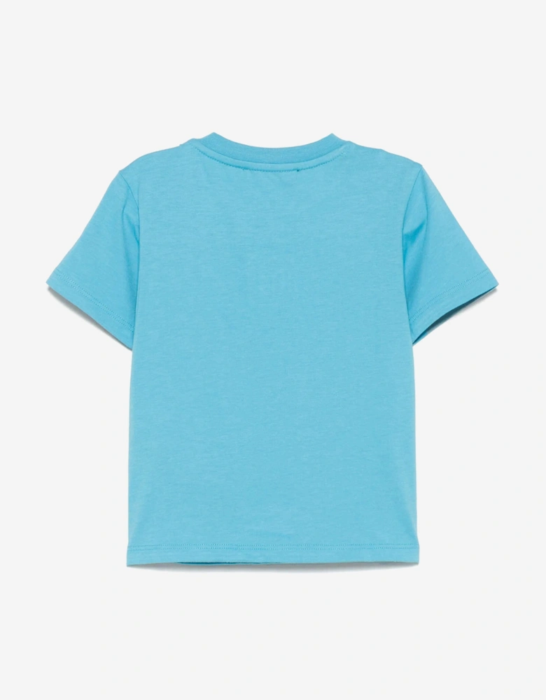 Baby Boys Monogram Logo T-Shirt in Blue