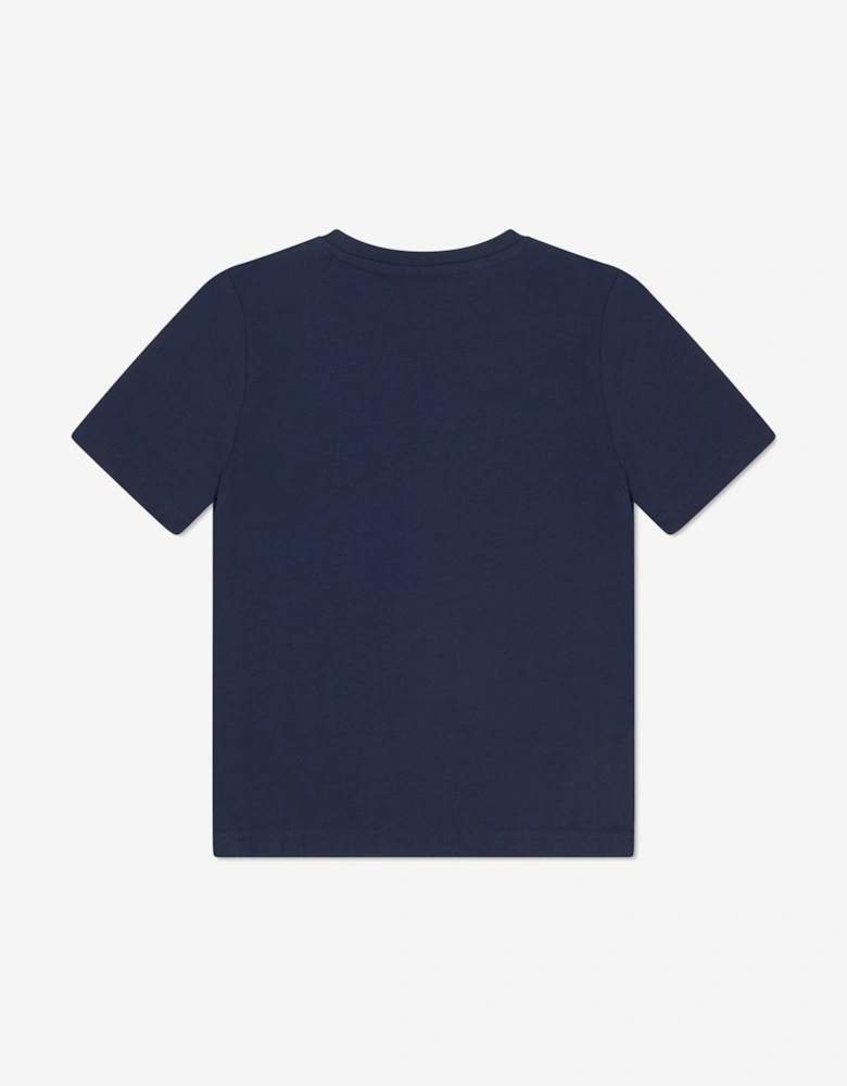 BOSS Boys Logo T-Shirt in Navy