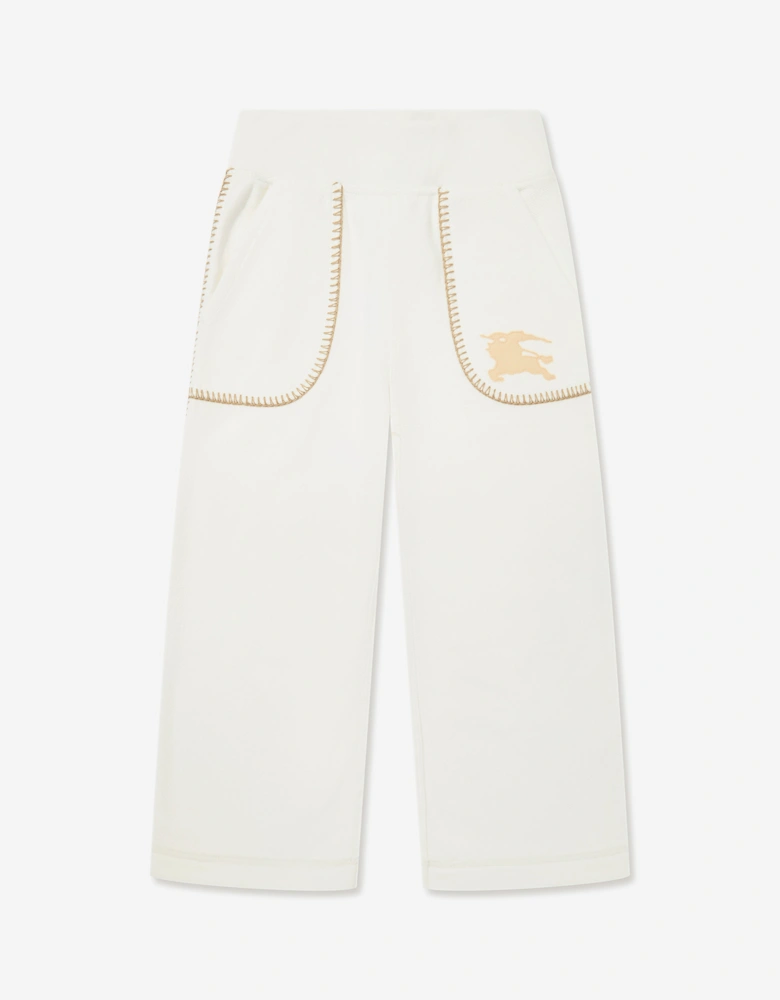Girls Aubrey Trousers in White