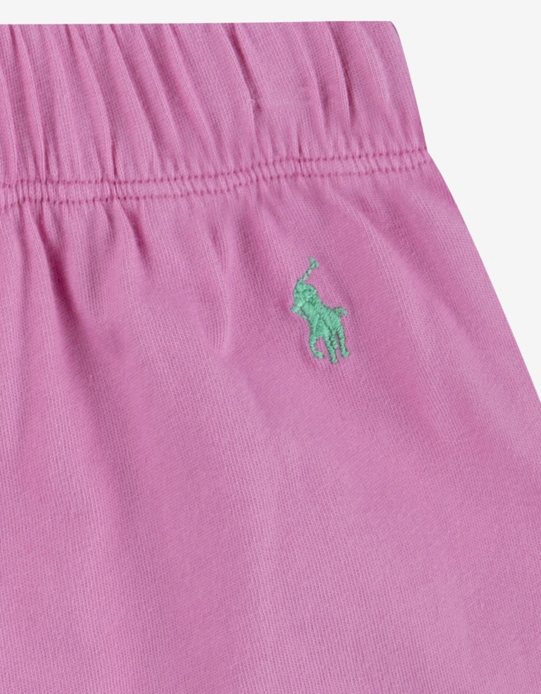 Girls Short Pyjamas Set in Pink