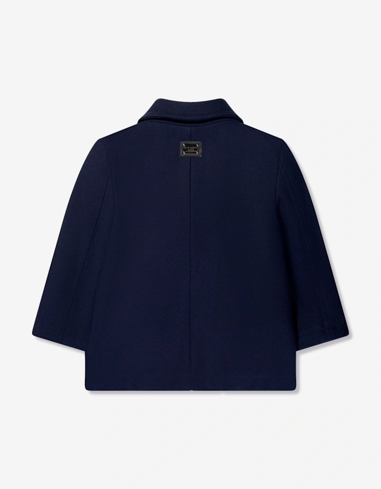Boys Pea Coat in Navy