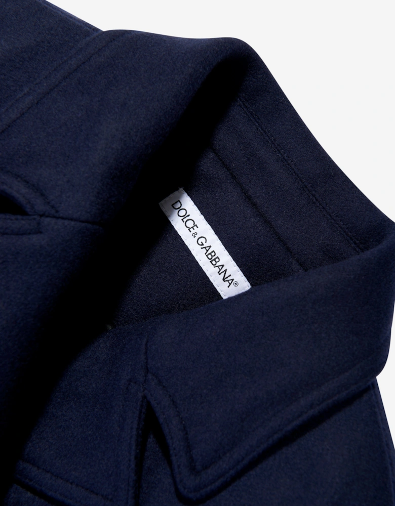Boys Pea Coat in Navy
