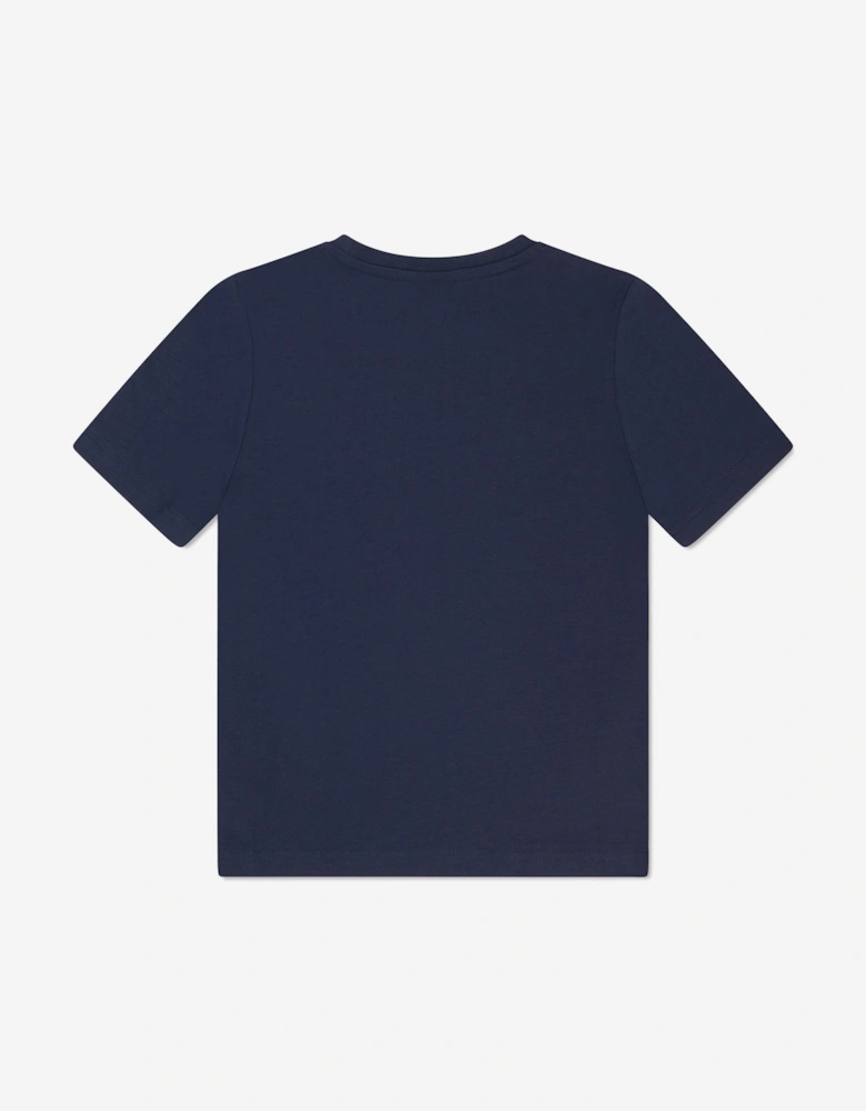 BOSS Boys Logo T-Shirt in Navy