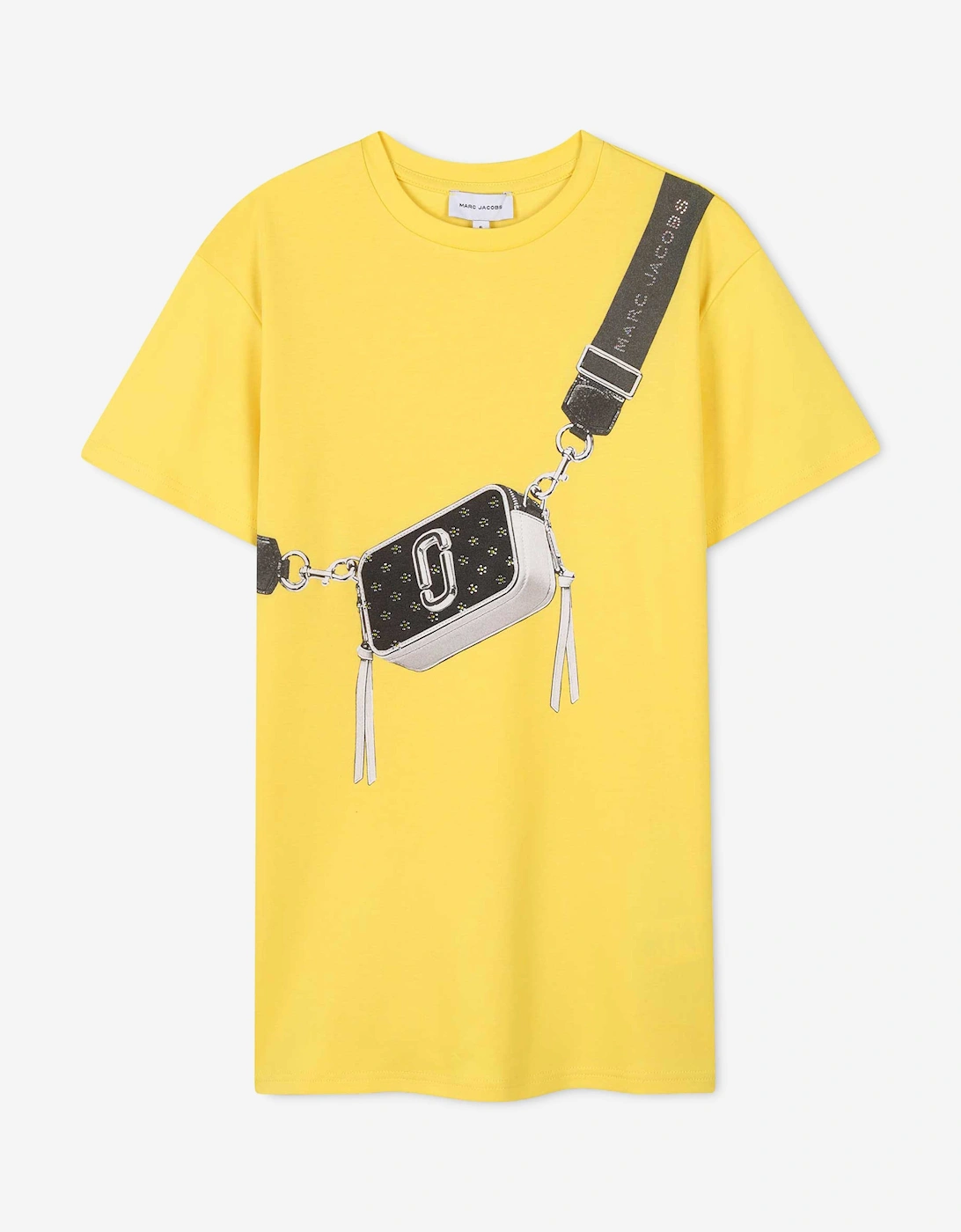 Girls Snapshot Print Dress in Yellow, 5 of 4