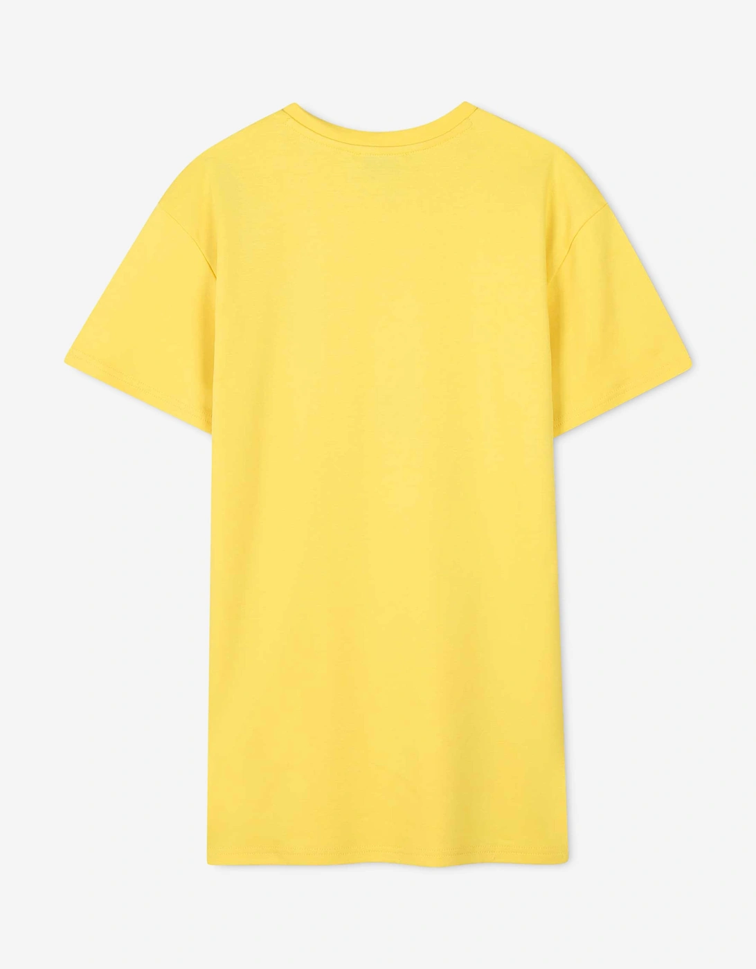 Girls Snapshot Print Dress in Yellow