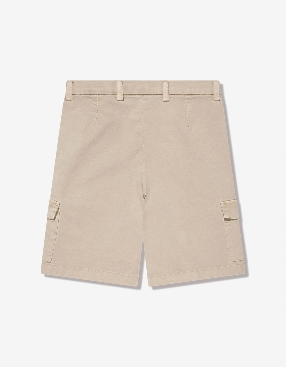 Boys Cargo Shorts in Beige