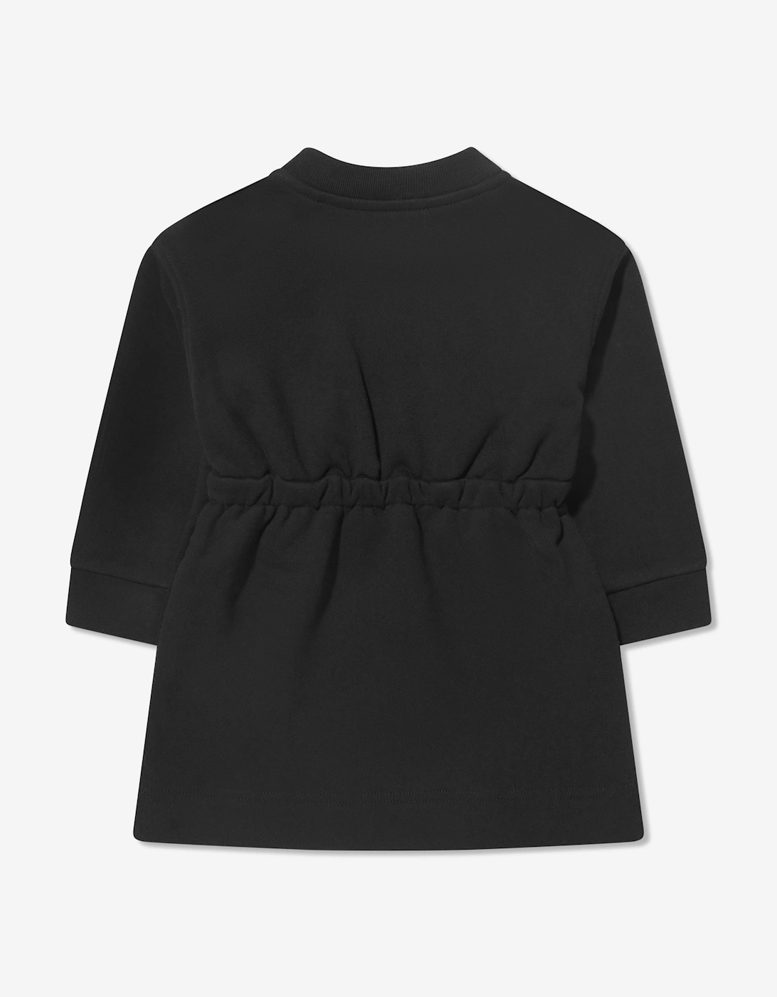 Baby Girls Long Sleeve Mini Talbot Dress In Black