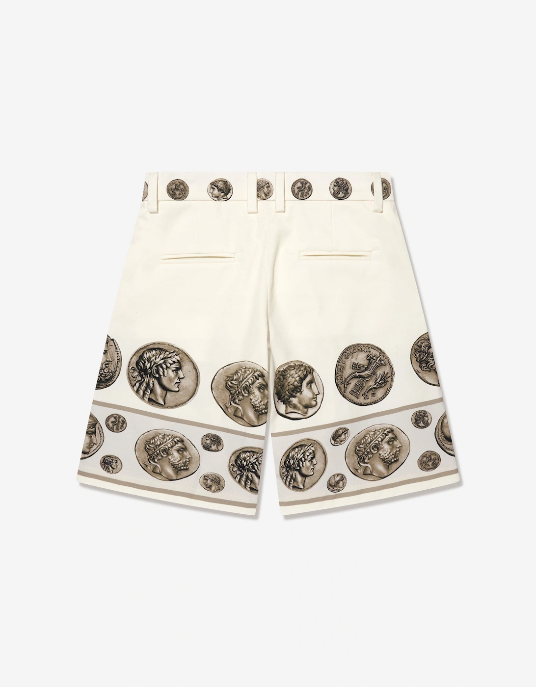 Boys Bermuda Shorts in Ivory