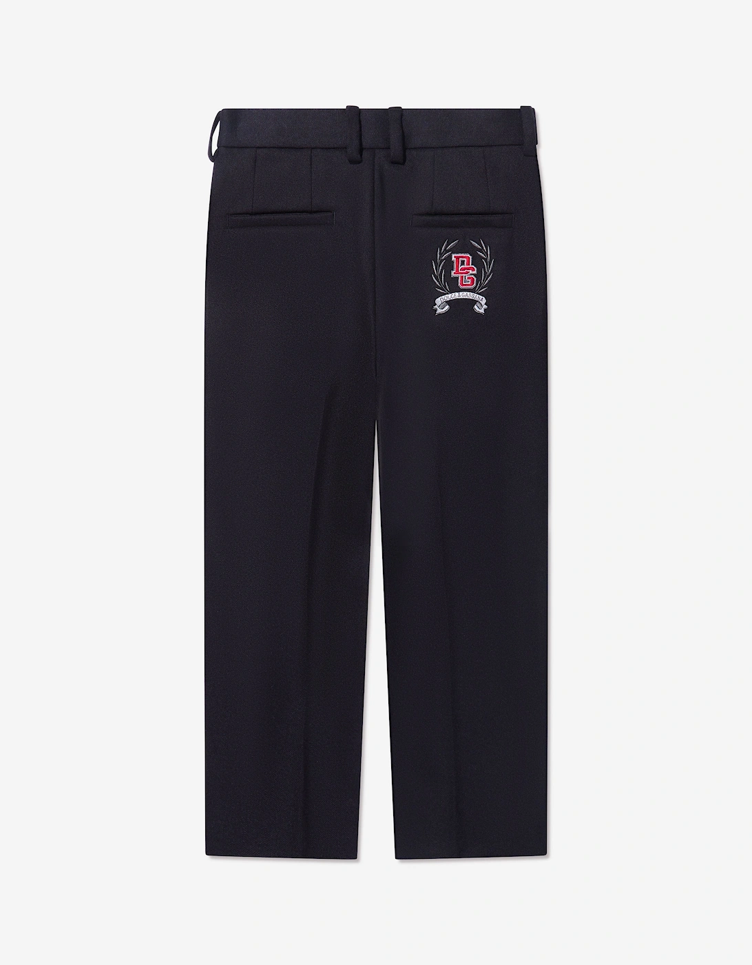 Boys Slim Fit Trousers in Navy