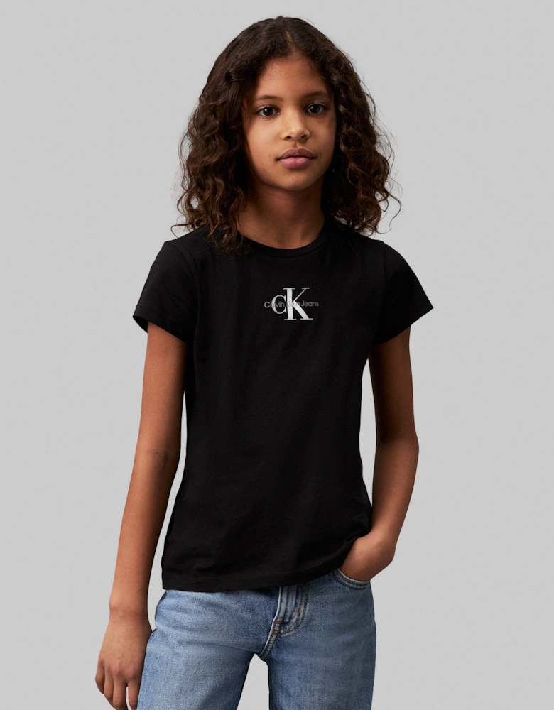 Girls Monogram Logo T-Shirt