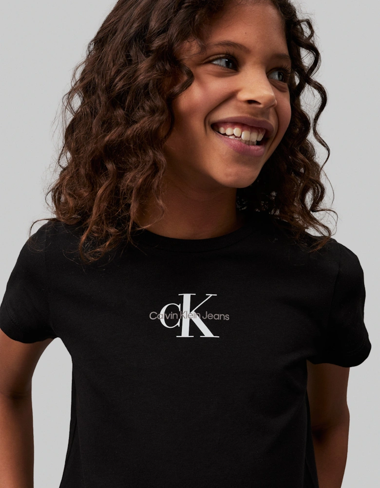 Girls Monogram Logo T-Shirt