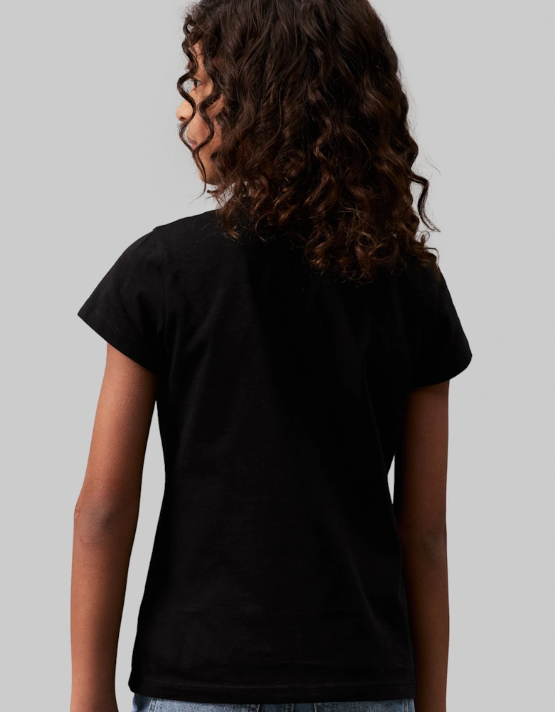 Girls Monogram Logo T-Shirt