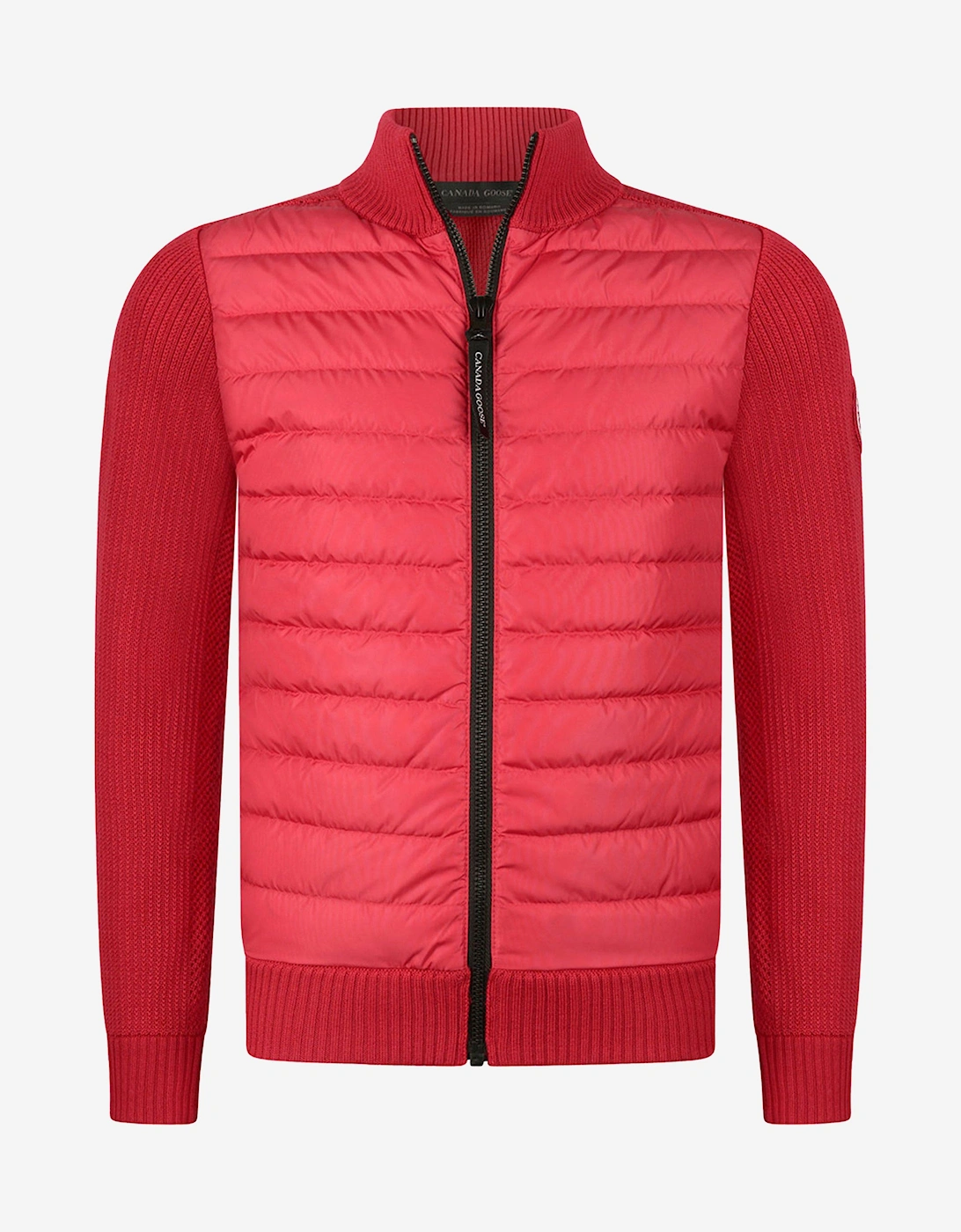 Boy's Canada Goose Canada Goose Boys Youth Hybridge Knit Jacket - Red - Size: S 7 8 yrs