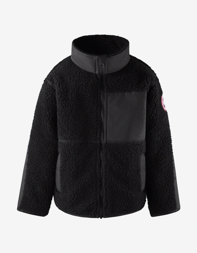 Kids Simcoe Fleece Jacket in Black