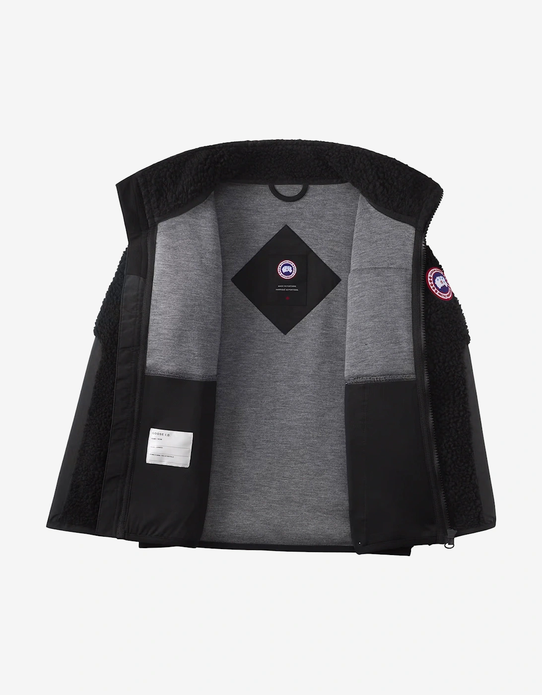 Kids Simcoe Fleece Jacket in Black