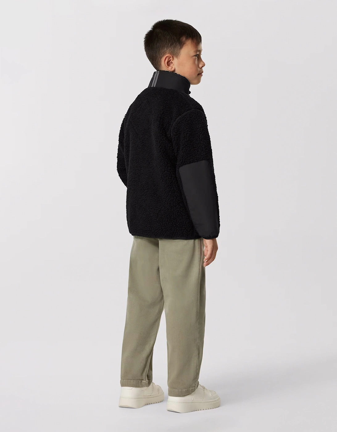 Kids Simcoe Fleece Jacket in Black