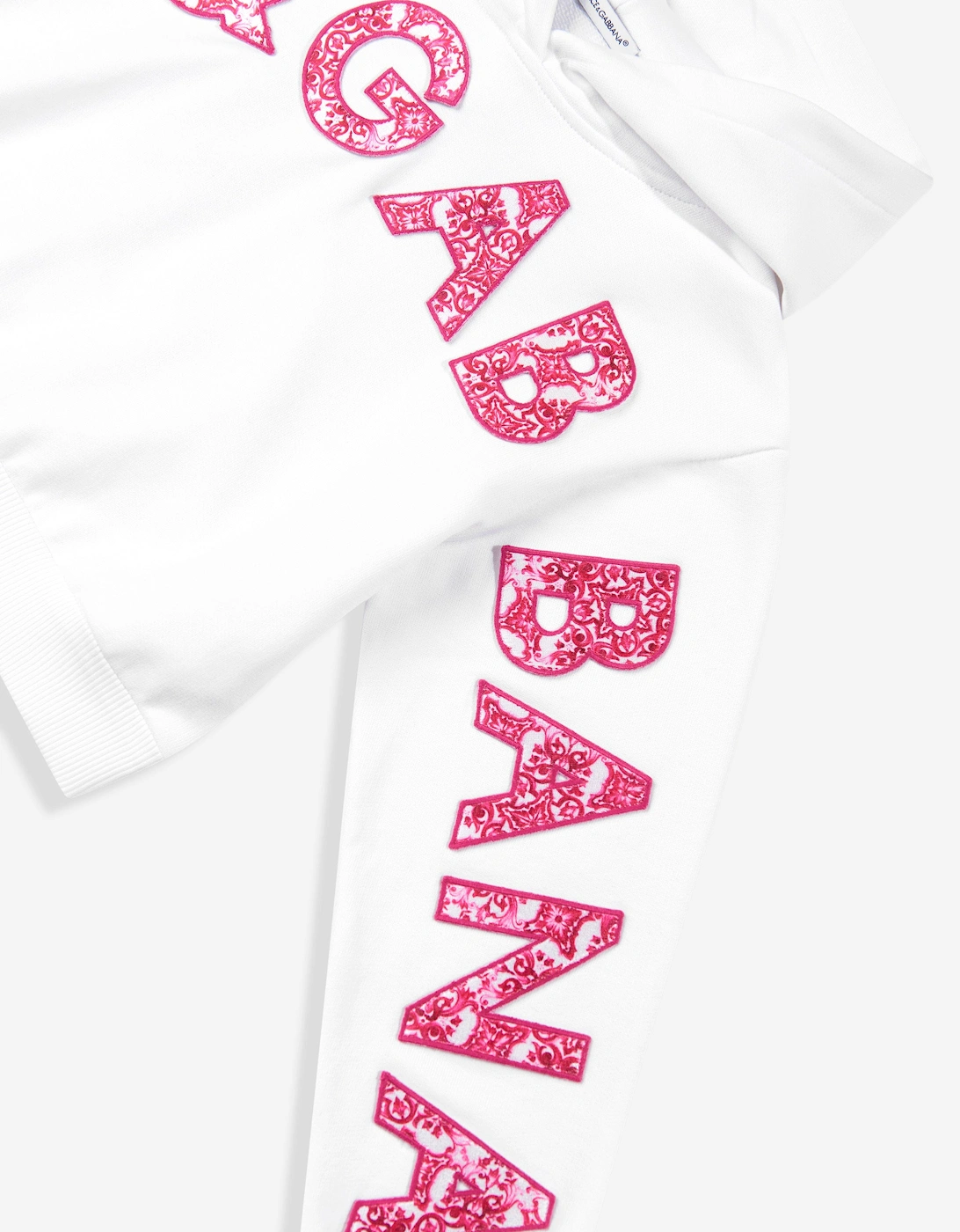 Girls Logo Hoodie in White