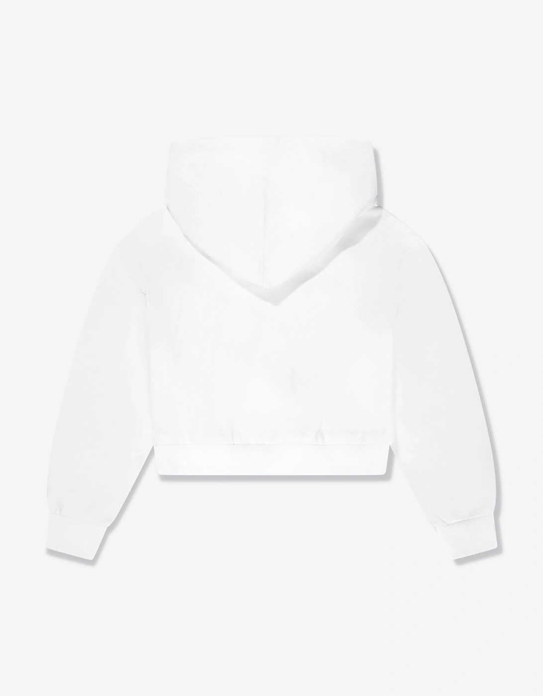 Girls Logo Hoodie in White
