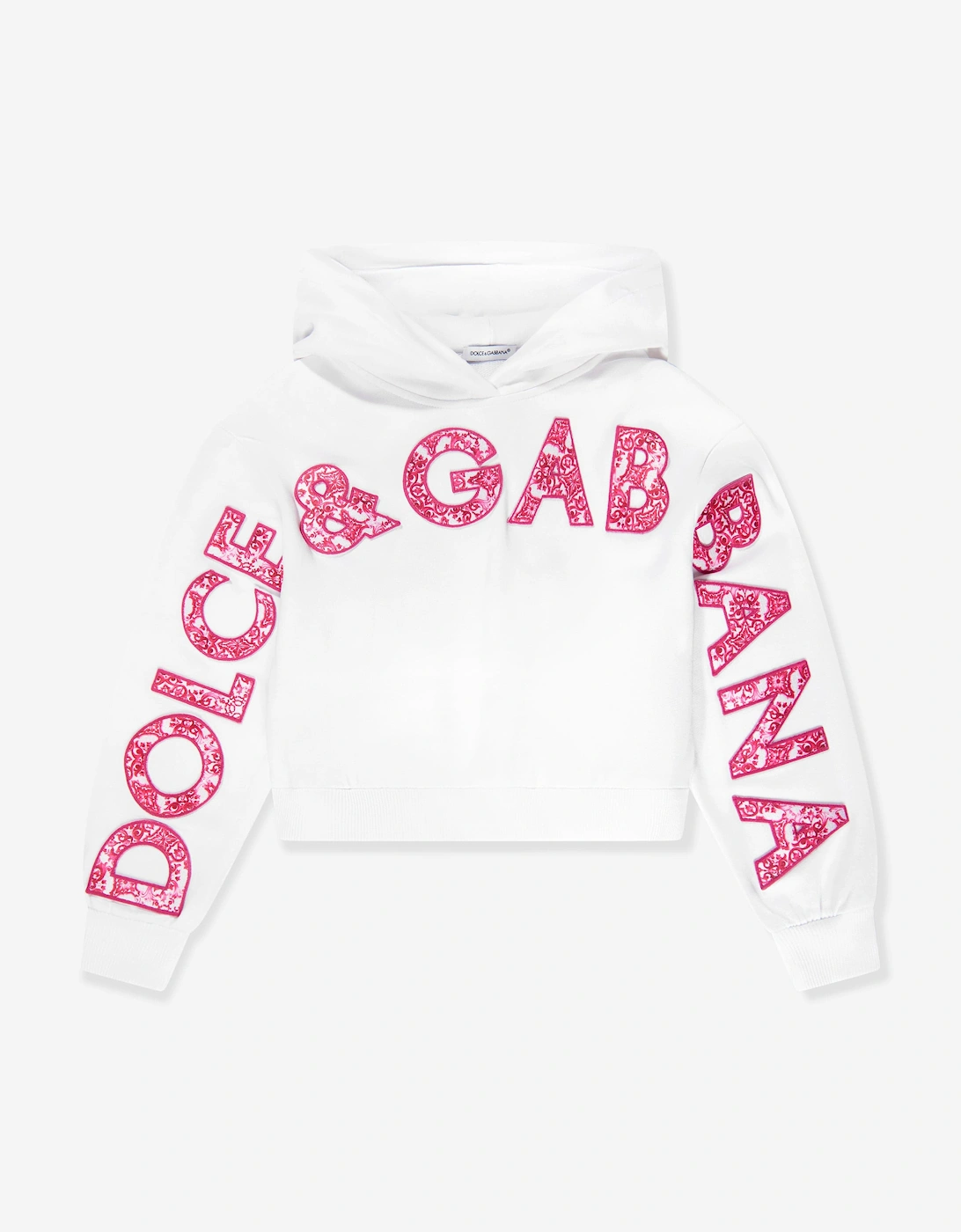 Girls Logo Hoodie in White, 5 of 4