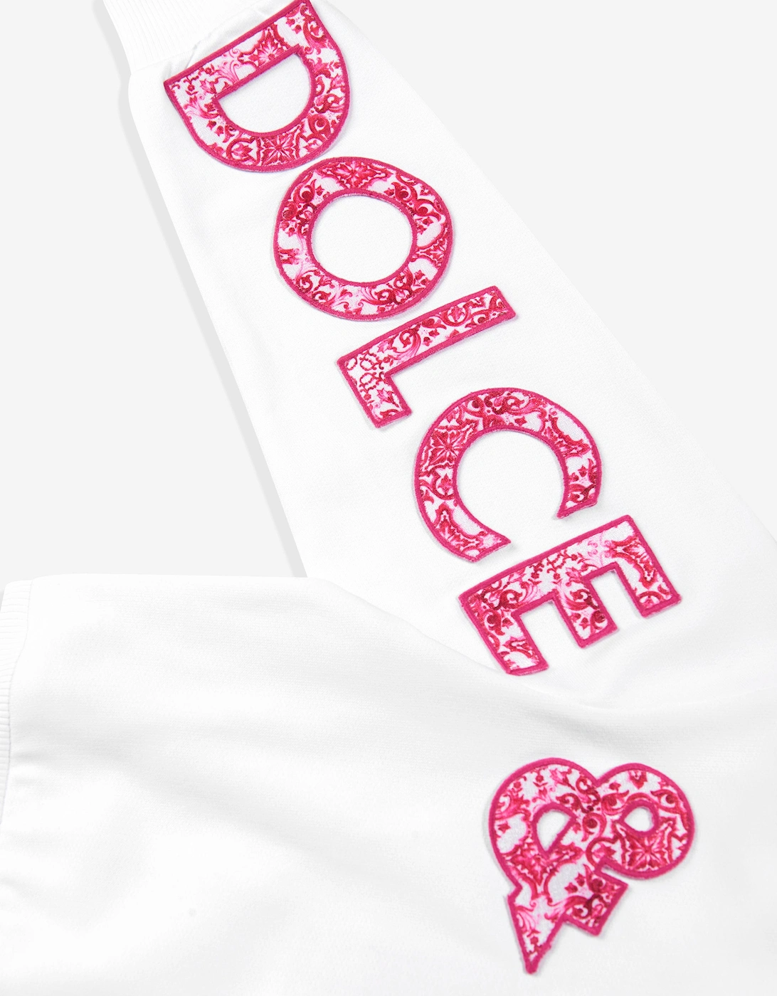 Girls Logo Hoodie in White