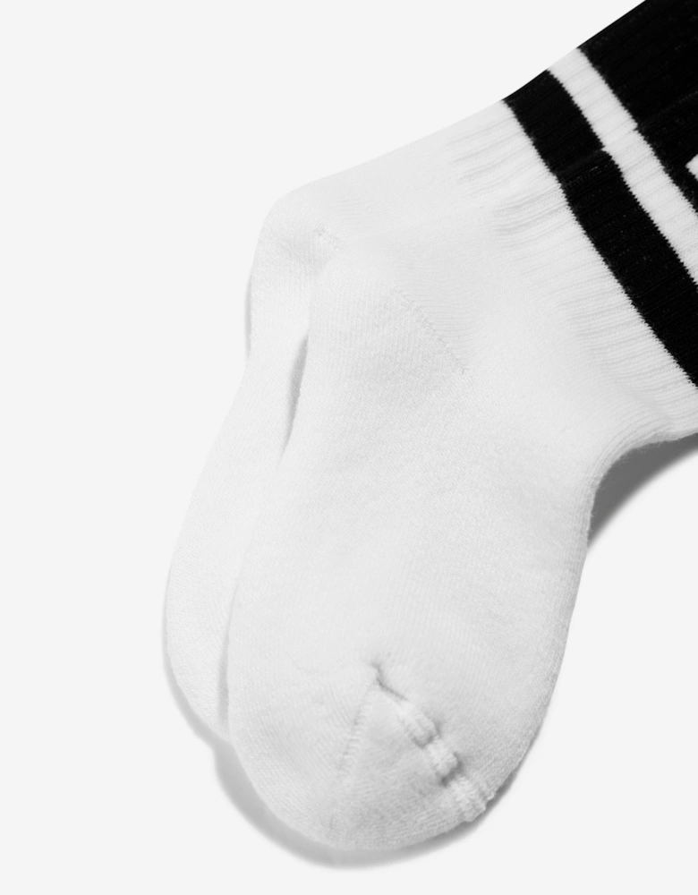 Boys Logo Socks in White