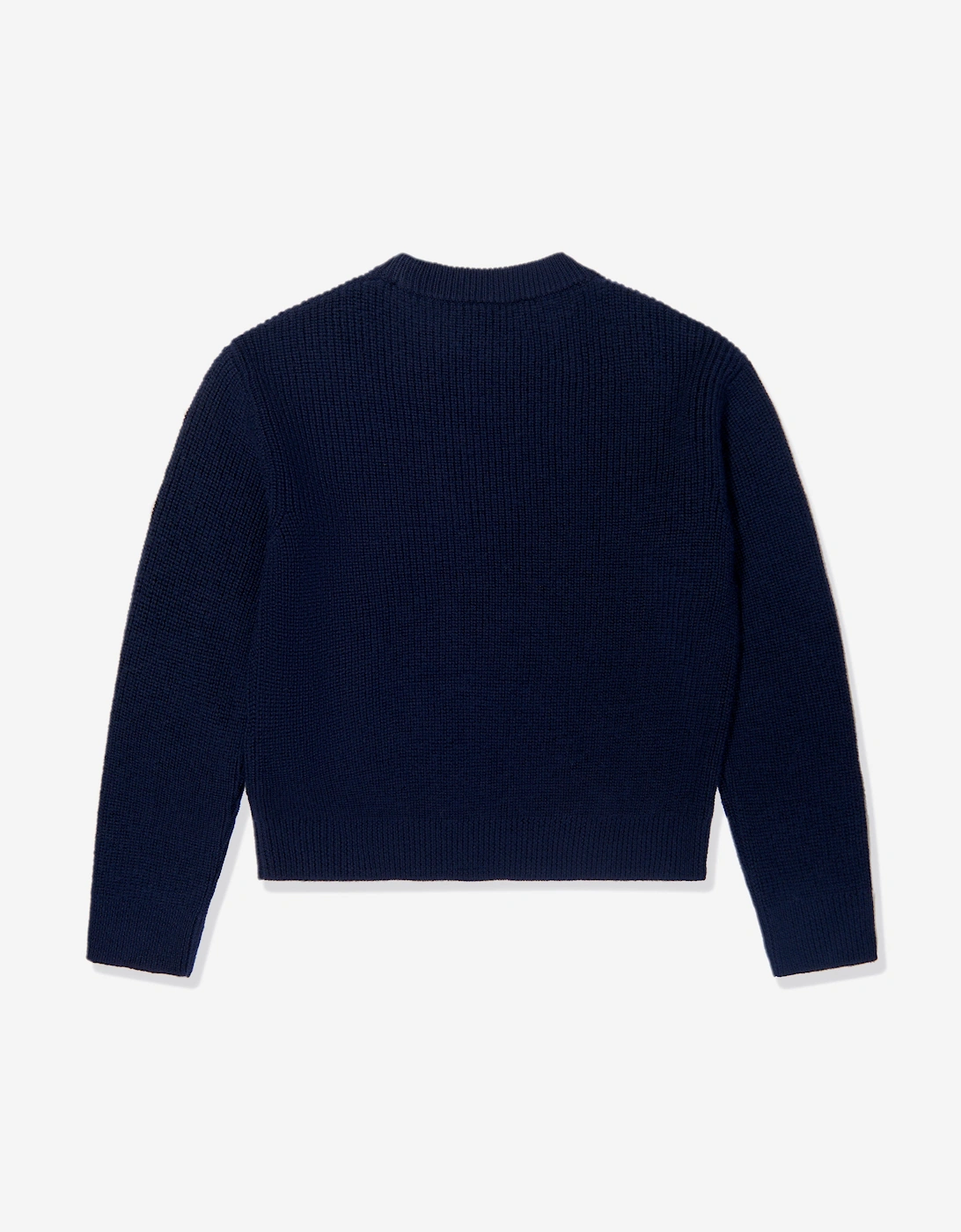 Girls Wool Logo Jumper in Navy