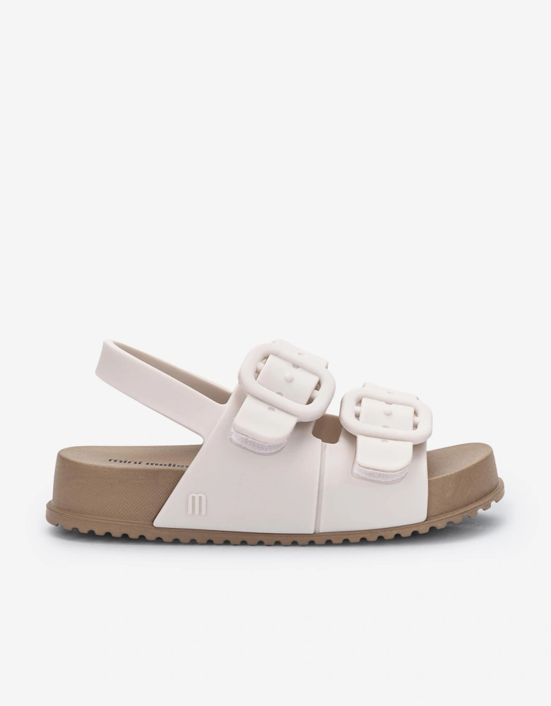 Girls Cozy Sandals in White