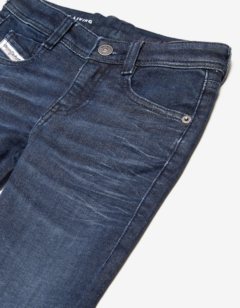 Girls Ebbey Flared Jeans in Blue
