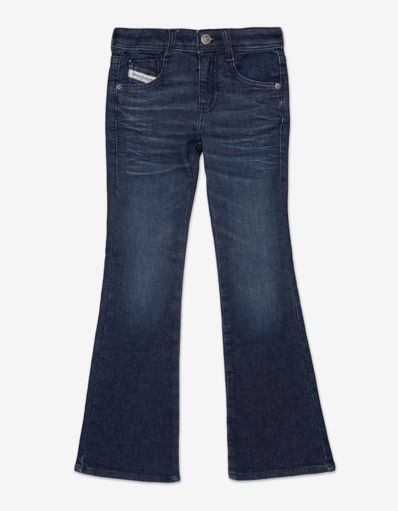 Girls Ebbey Flared Jeans in Blue