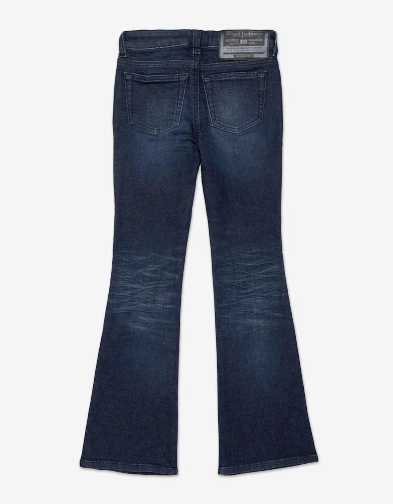Girls Ebbey Flared Jeans in Blue