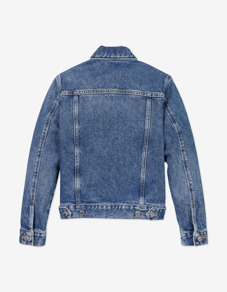 Boys Denim Trucker Jacket in Blue