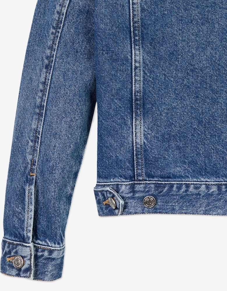 Boys Denim Trucker Jacket in Blue