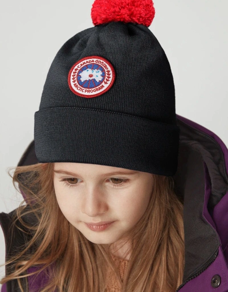Kids Wool Pom Pom Hat