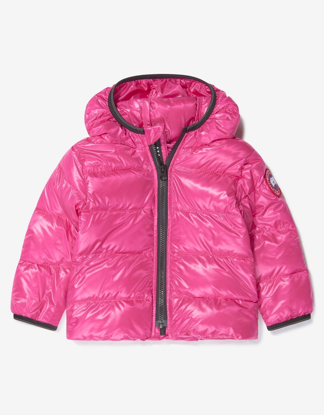 Baby Girls Crofton Down Hooded Jacket, 5 of 4