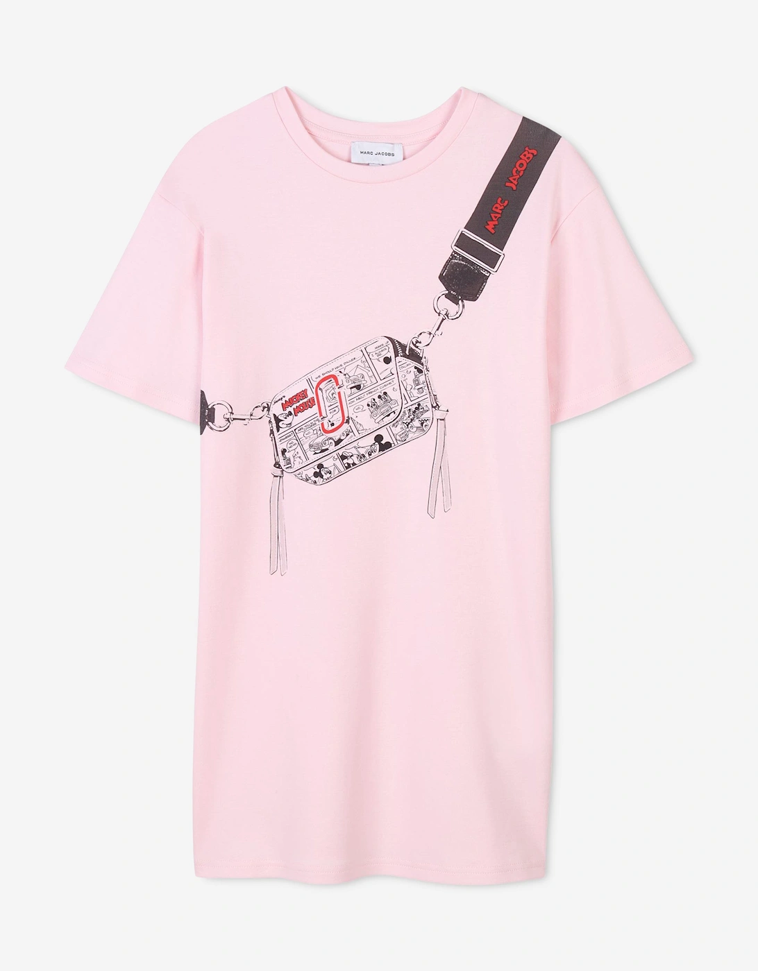 Girls Disney Snapshot Bag Print Dress in Pink, 5 of 4