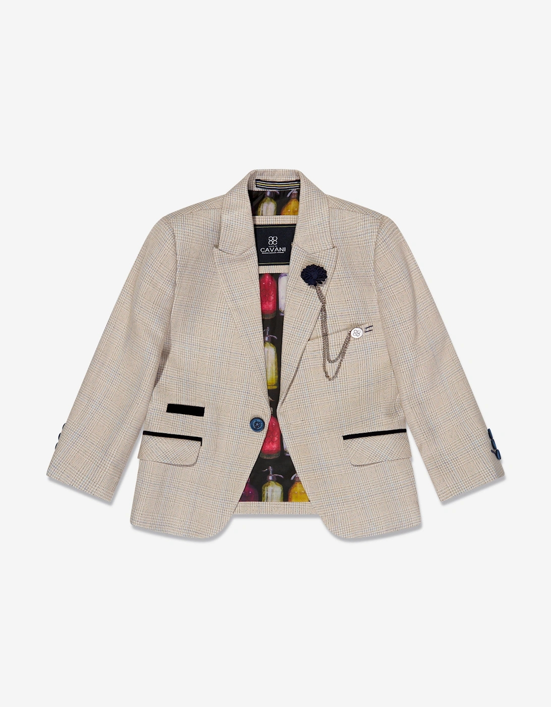 Boys Caridi Suit in Beige