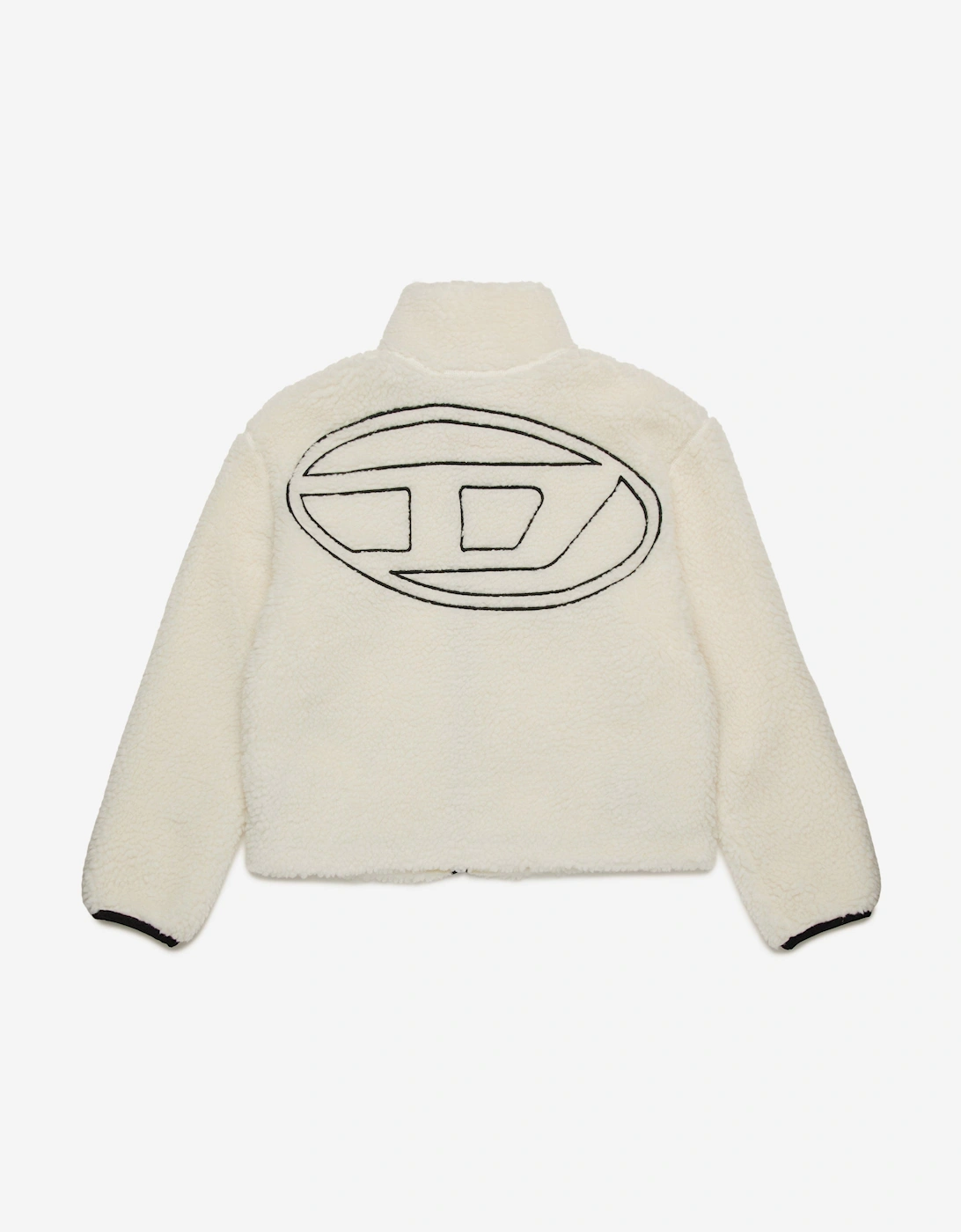 Girls Polar Fleece Jacket in Ivory
