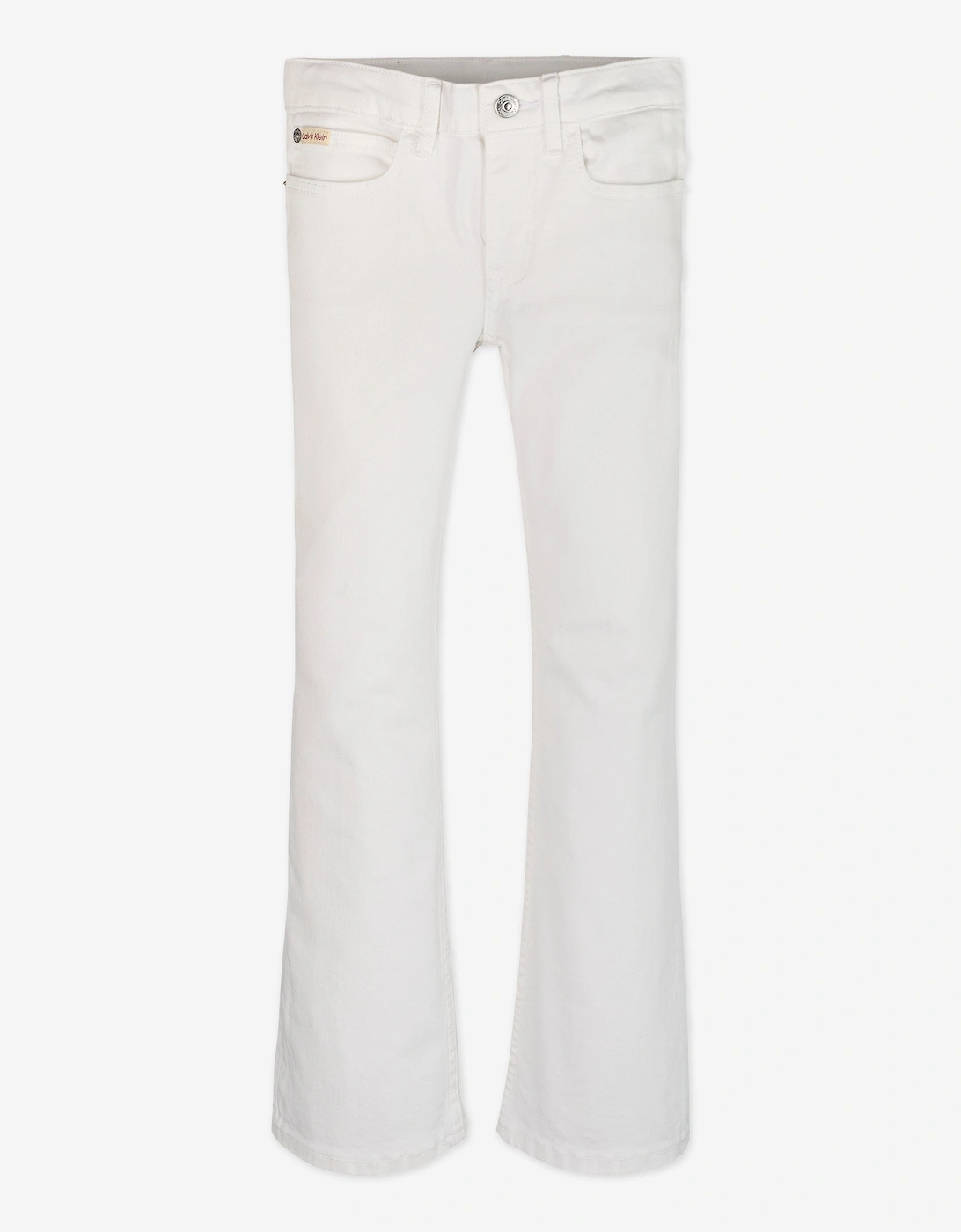 Girls Flared Jeans in White, 5 of 4