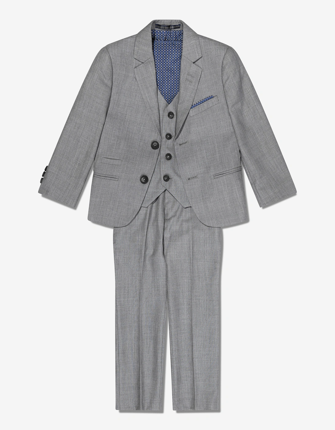 Boys Reegan 3 Piece Suit in Grey