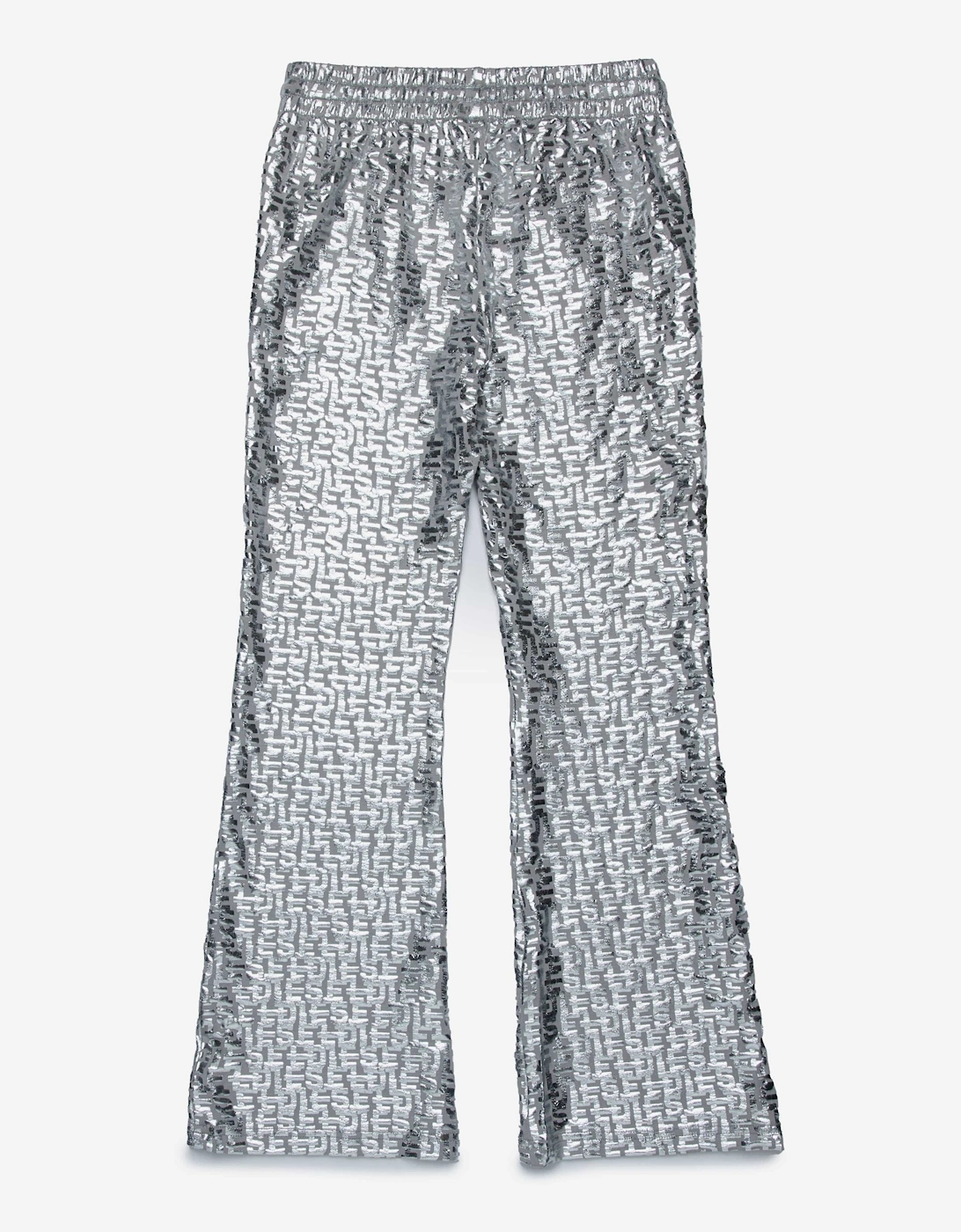 Girls Pendyx Branded Trousers in Silver