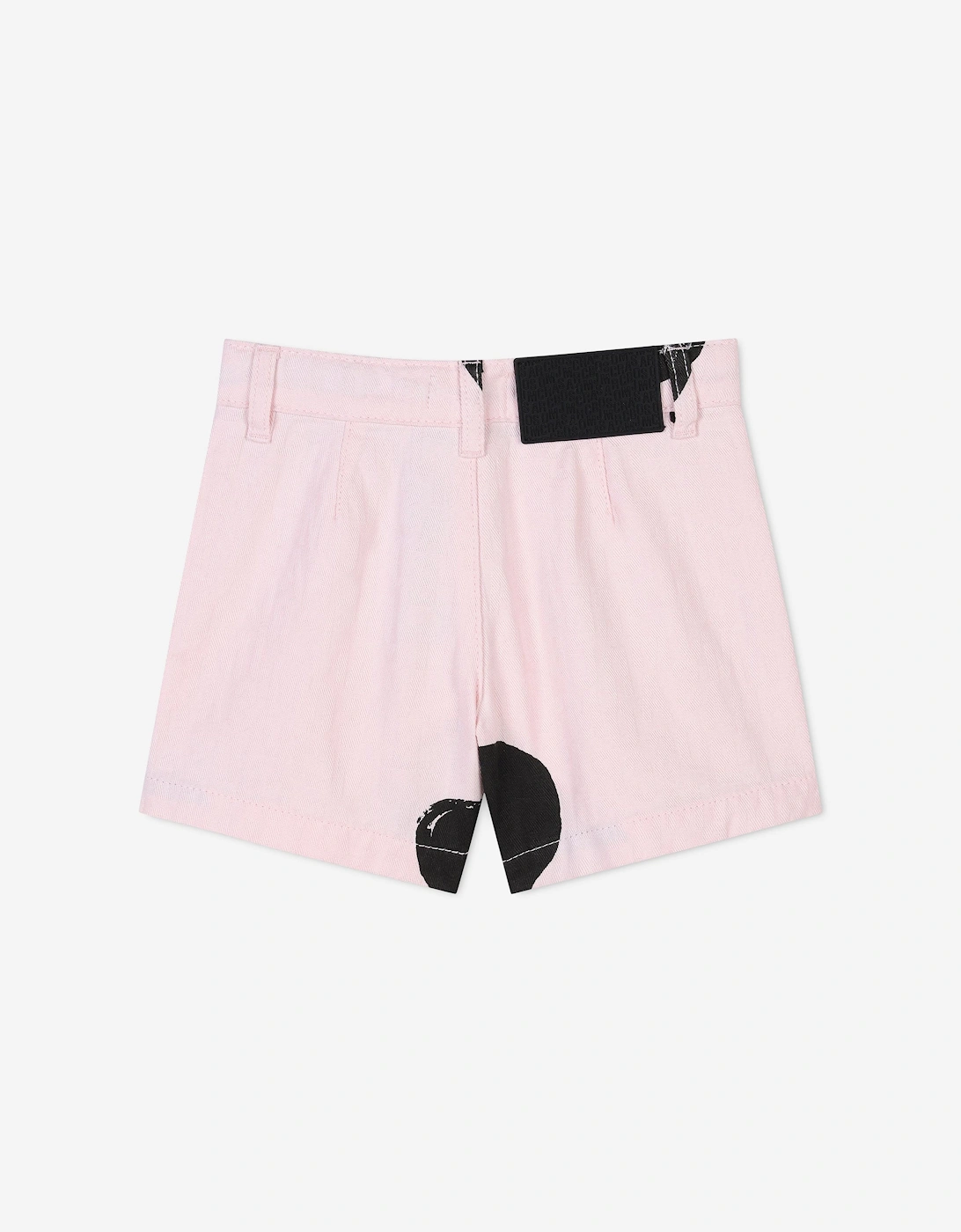 Girls Daisy Print Shorts in Pink