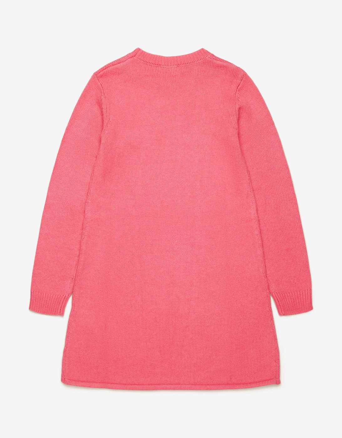 Girls Oval D Sweater Dress in Pink