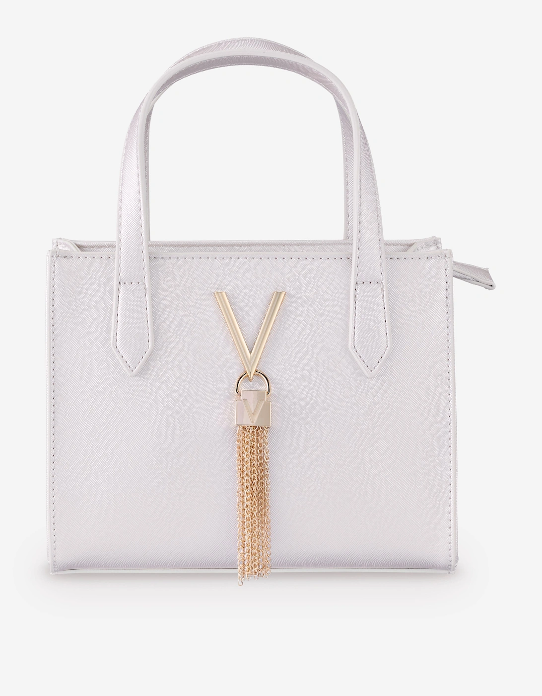 Divina Tote Bag in Silver (20cm), 7 of 6